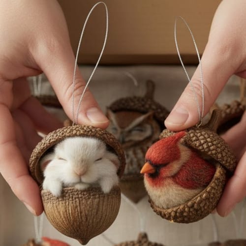 Customer photo review of Acorn Dreams – Sleeping Forest Friends