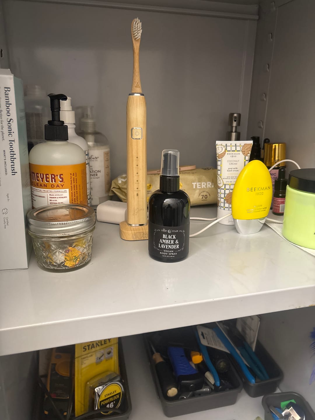 Customer photo review of Black Amber and Lavender Body Spray
