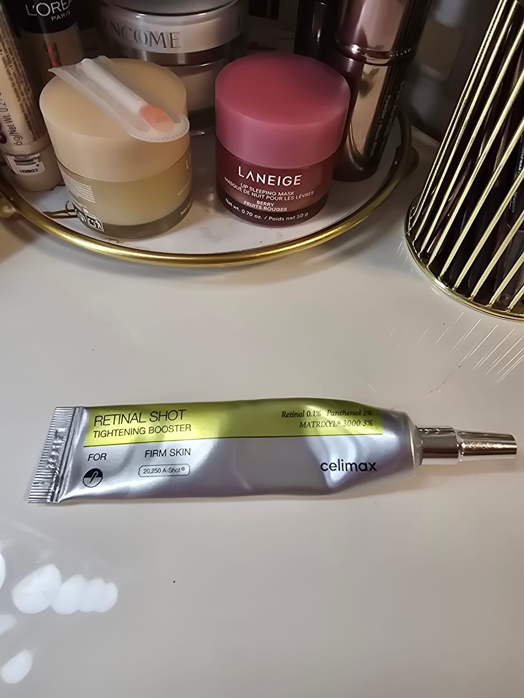 Customer photo review of Liftinga efektu piešķirošs krēms-būsteris ar retinālu Celimax THE -A Retinal Shot Tightening Booster
