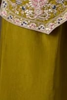 Customer photo review of Olive Chinon Embroidered Suit Set