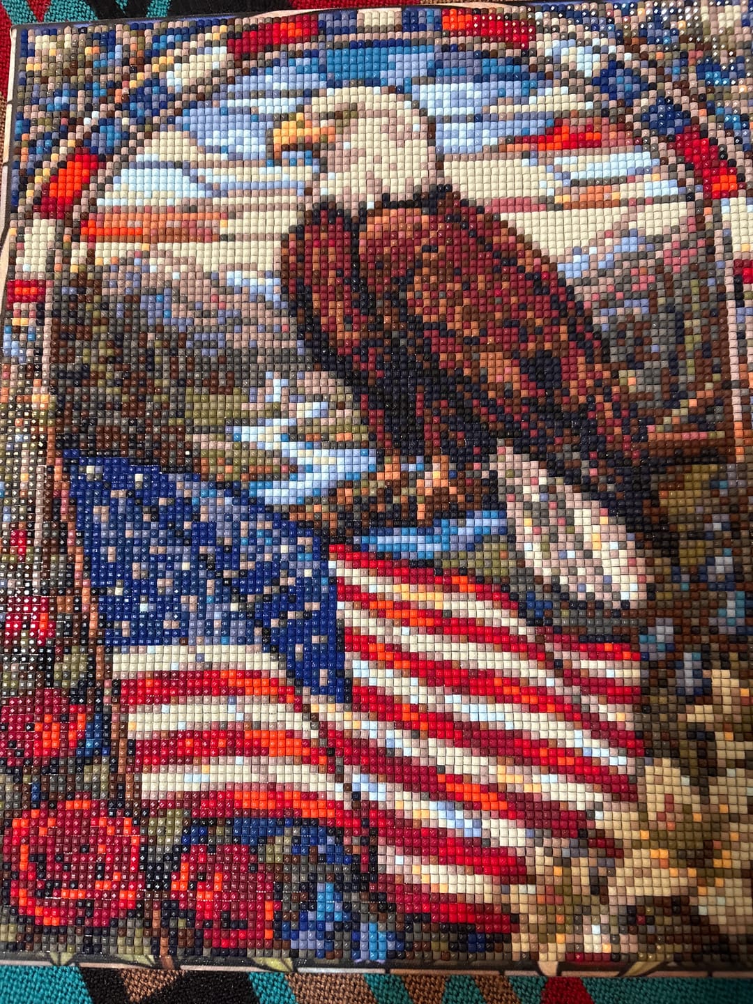 Customer photo review of American Freedom (Diamond Painting)