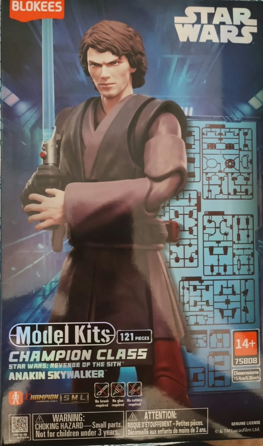 Customer photo review of Anakin Skywalker - Star Wars - Champion Class 08 - Model Kit - BLOKEES