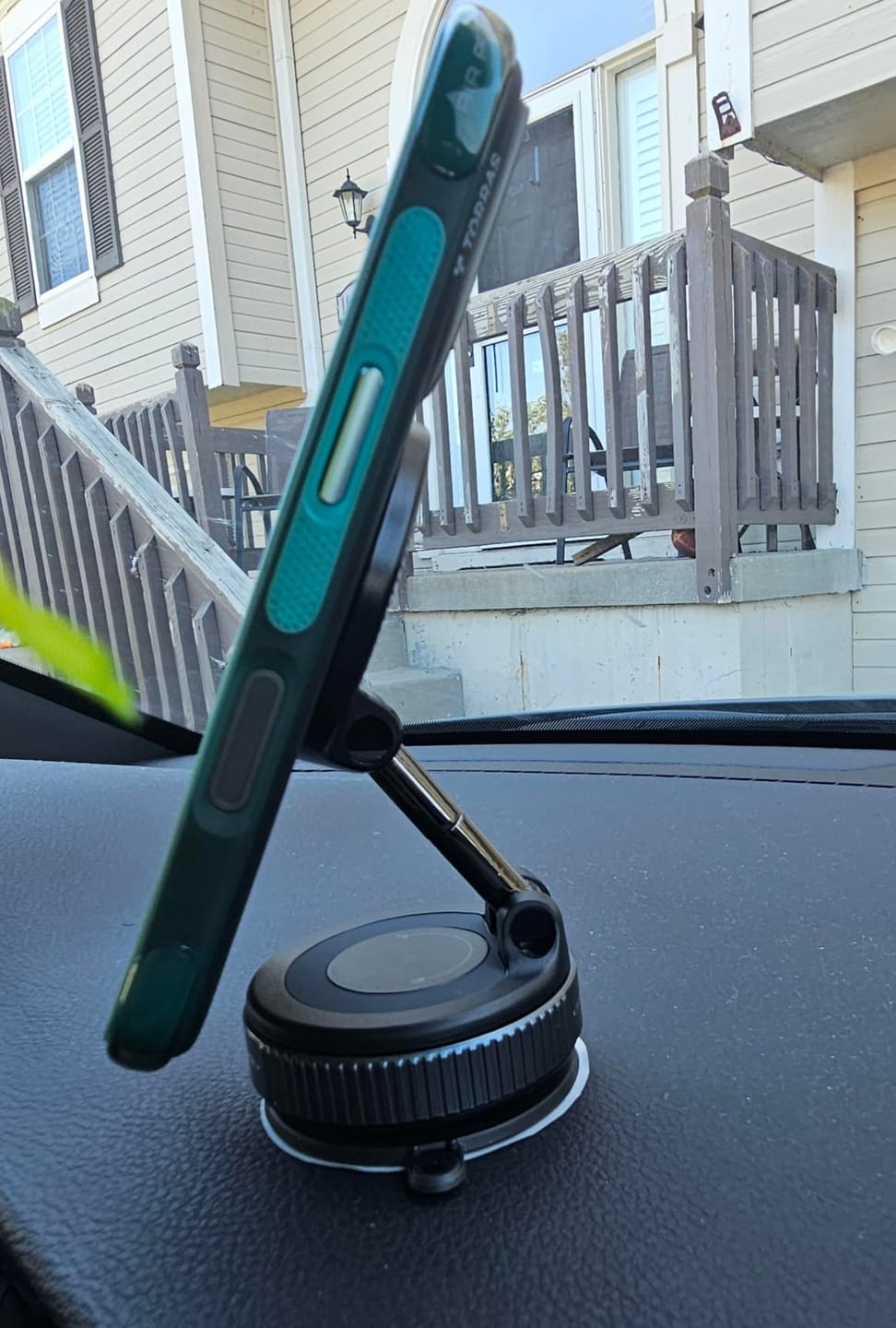 Customer photo review of Tekkvault™ AnchorPro Phone Holder
