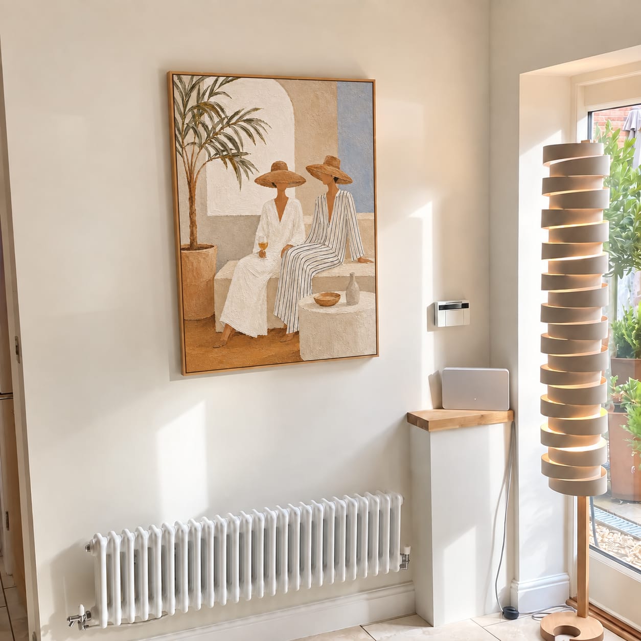 Customer photo review of Terrace Companions Wall Art