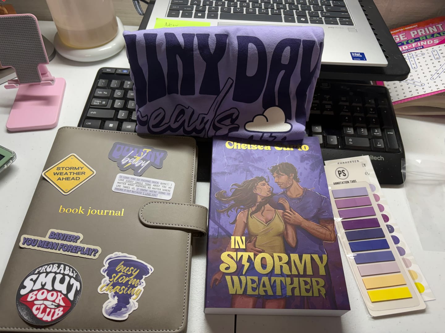 Customer photo review of smut slut book club subscription