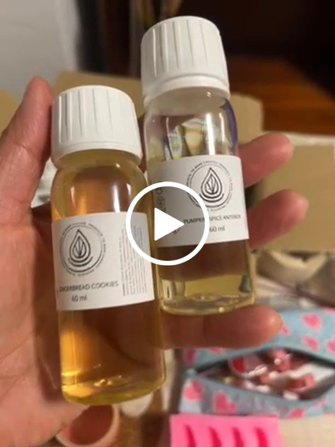 Customer video review of Fragancia PUMPKIN SPICE ANTERIOR