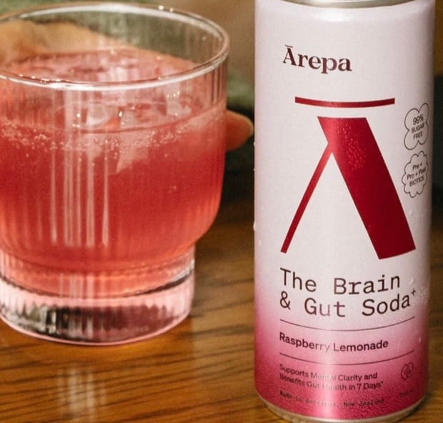 Customer photo review of The Brain & Gut Soda⁺ Raspberry Lemonade