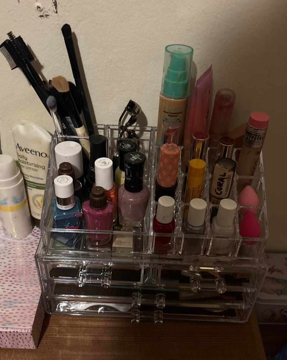 Customer photo review of Velouria ClearSpace™ Makeup & Beauty Organizer