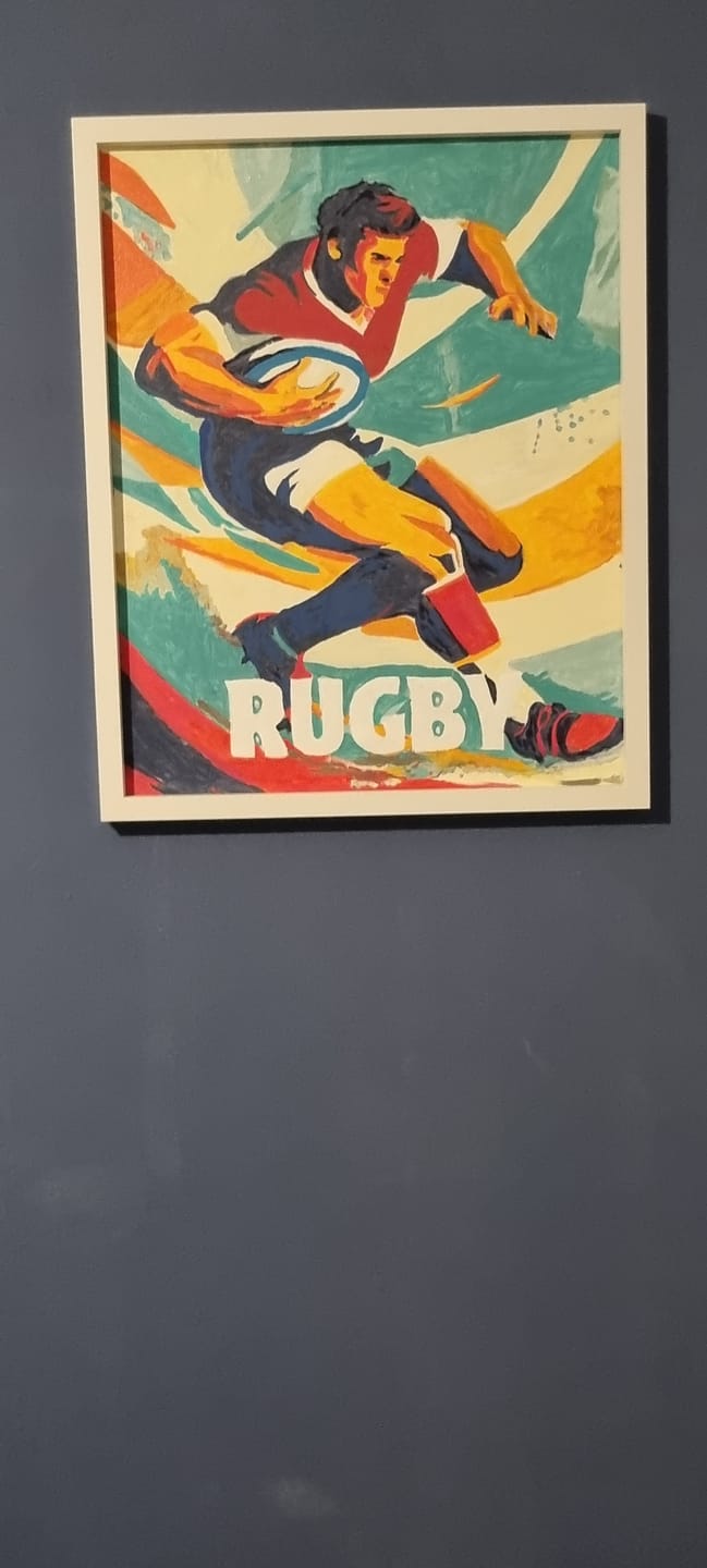 Customer photo review of Affiche sportive Rugby