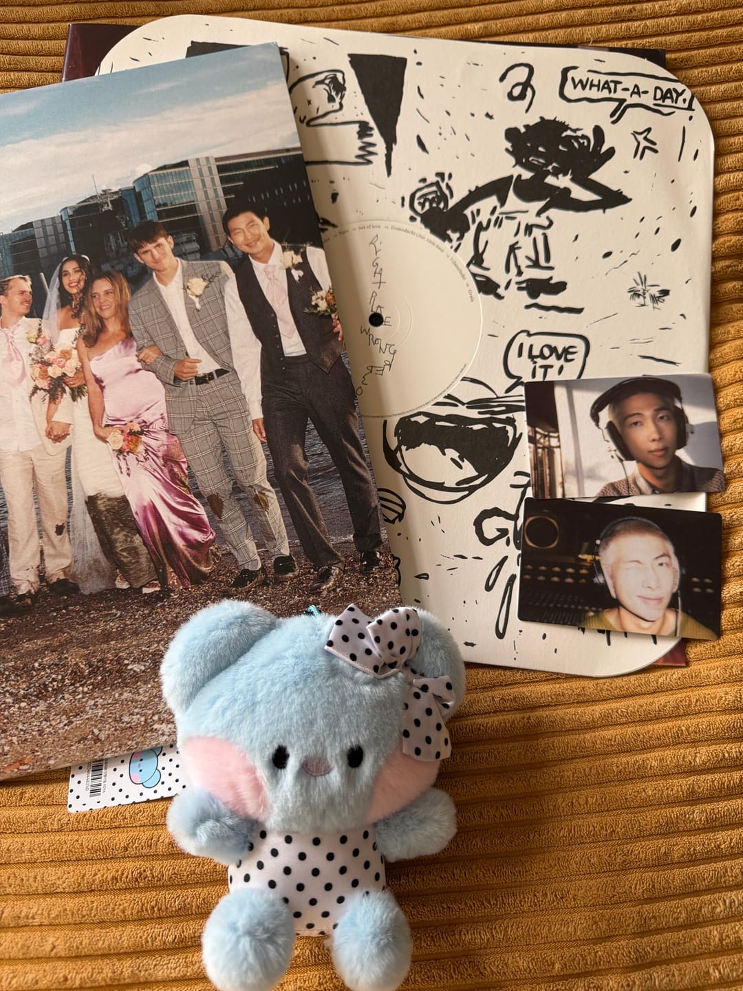 Customer photo review of BT21 - DOT RIBBON PLUSH KEYRING (KOYA)