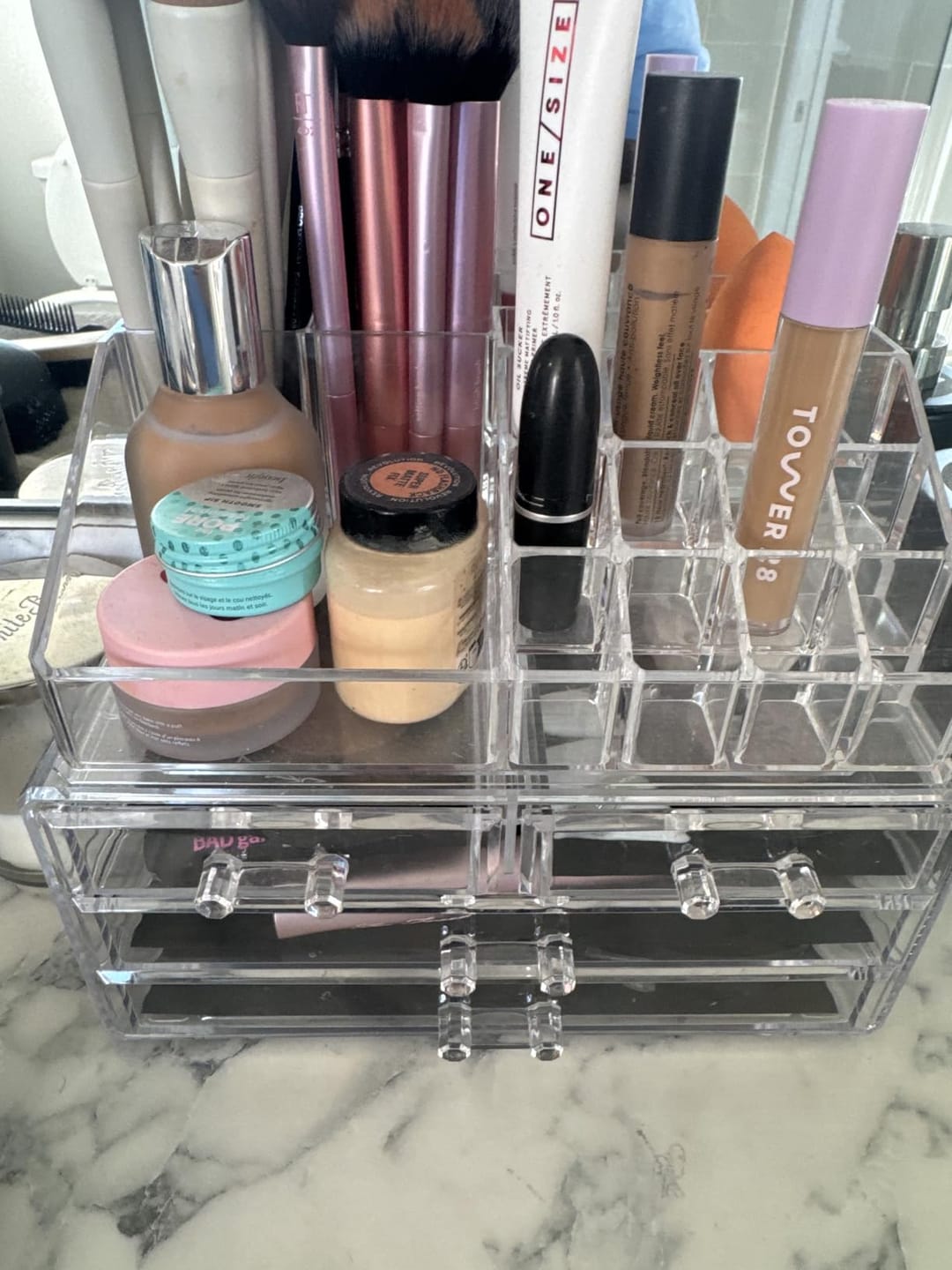 Customer photo review of Velouria ClearSpace™ Makeup & Beauty Organizer