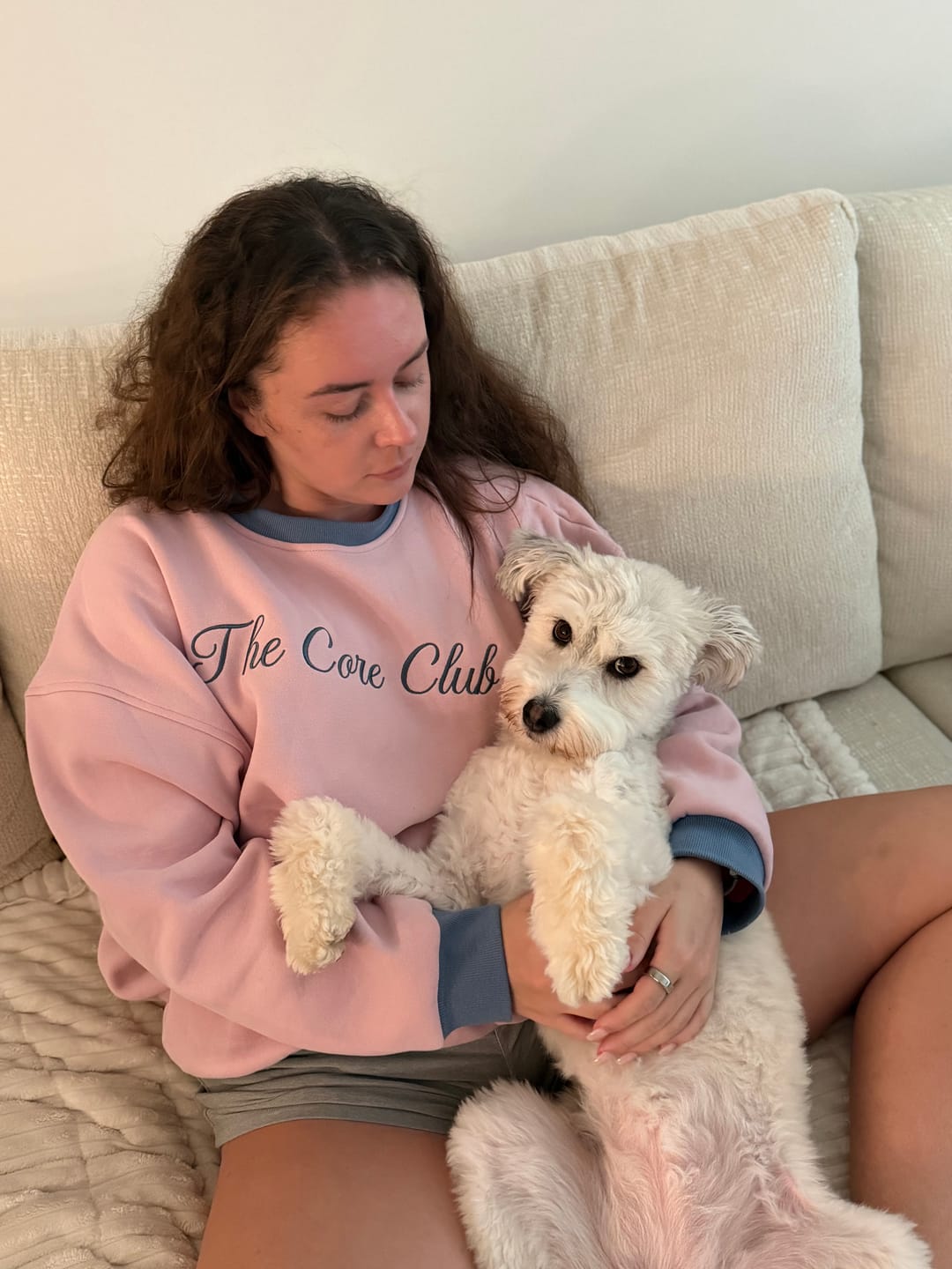 Customer photo review of TCC Signature Oversized Crewneck