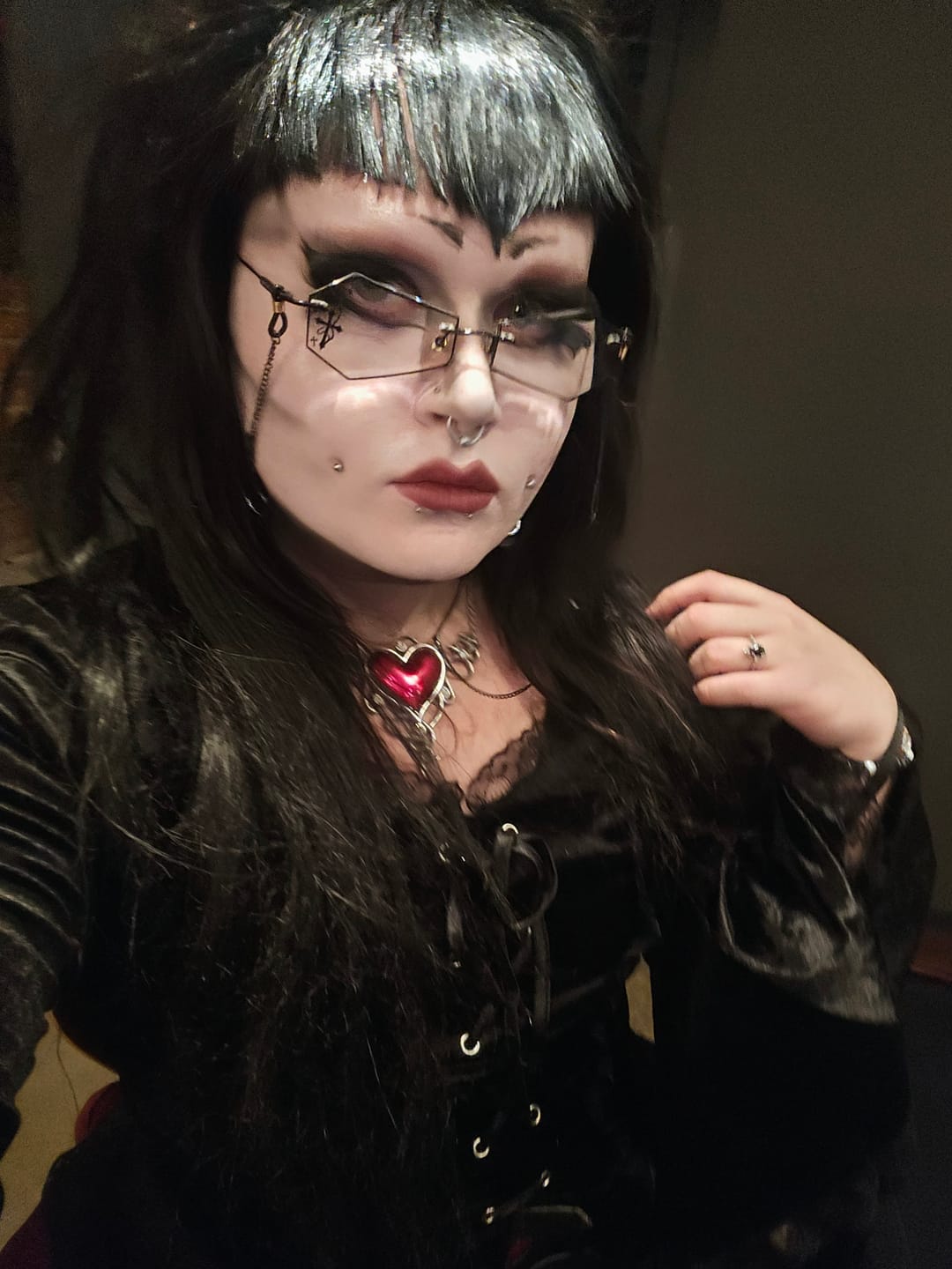Customer photo review of Lenore Eyeglasses