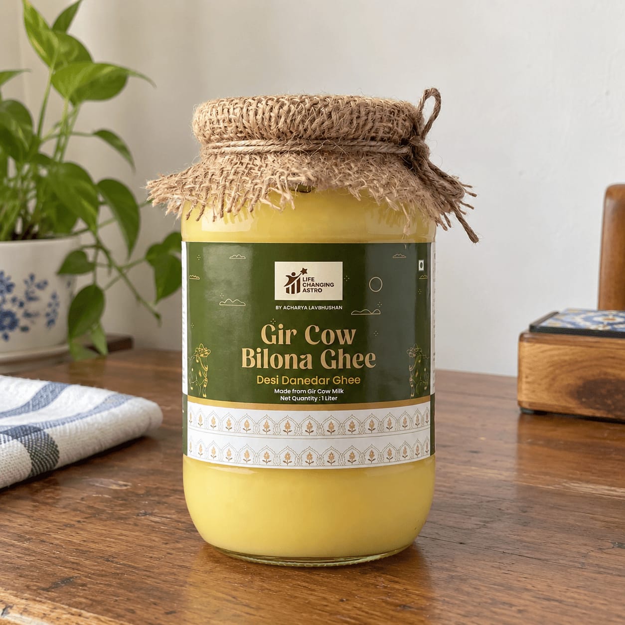 Customer photo review of Gir Cow Bilona Ghee