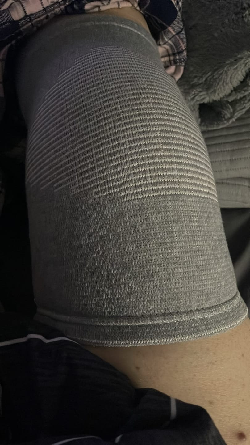 Customer photo review of Kompresijas ceļa ortoze (1 gab.)