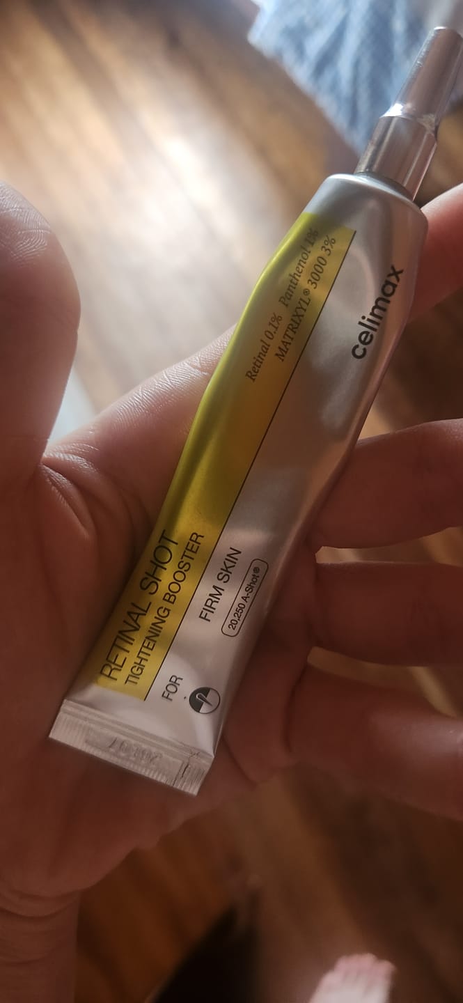Customer photo review of Retinal Shot Tightening Booster