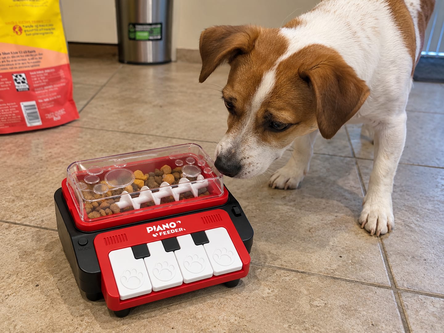Customer photo review of Leckerli-Klavier, das Hund & Katze beschäftigt