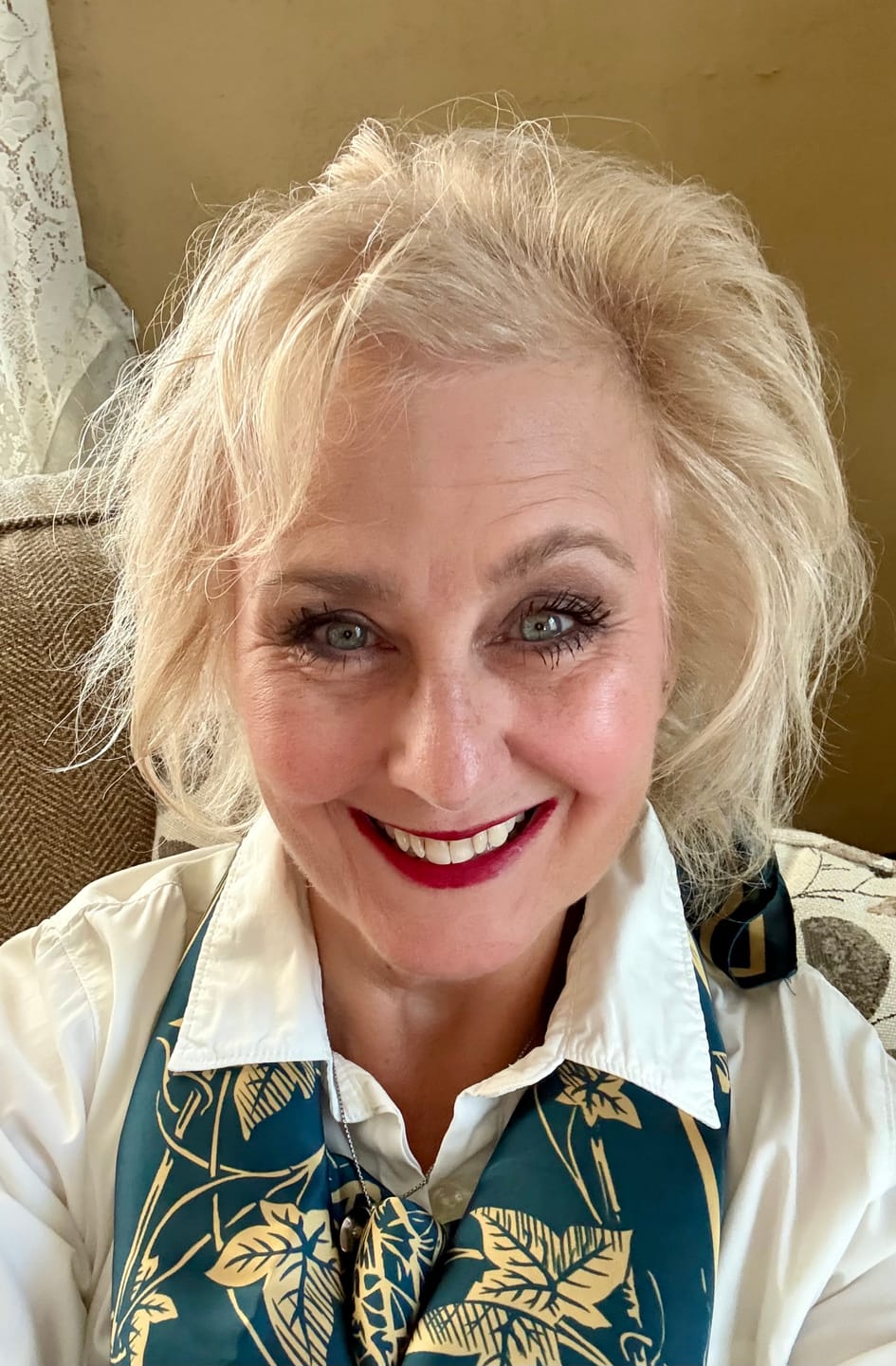 Customer photo review of Ensnared Silky Scarf