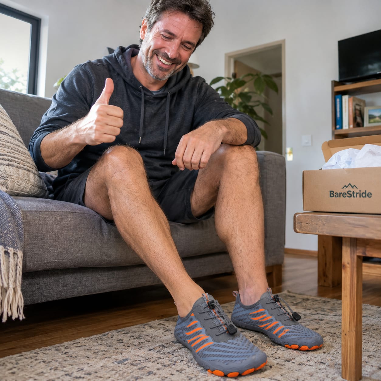 Customer photo review of BareStride® | Gripers