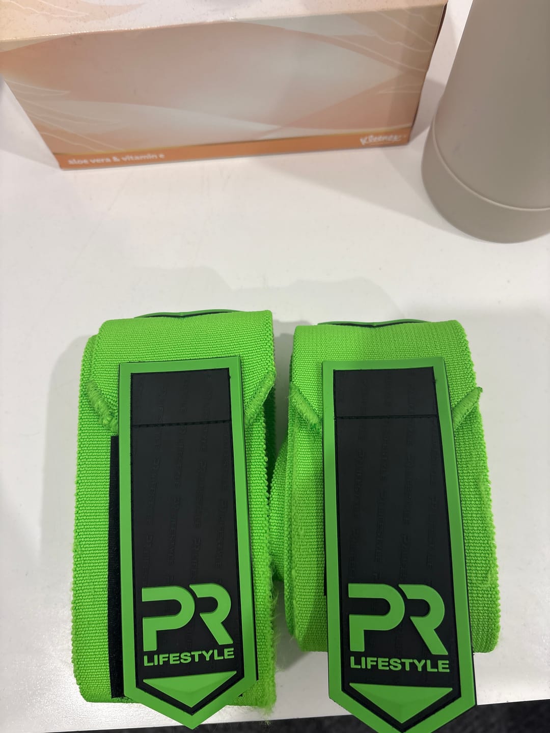 Customer photo review of Elbow Wraps - Neon