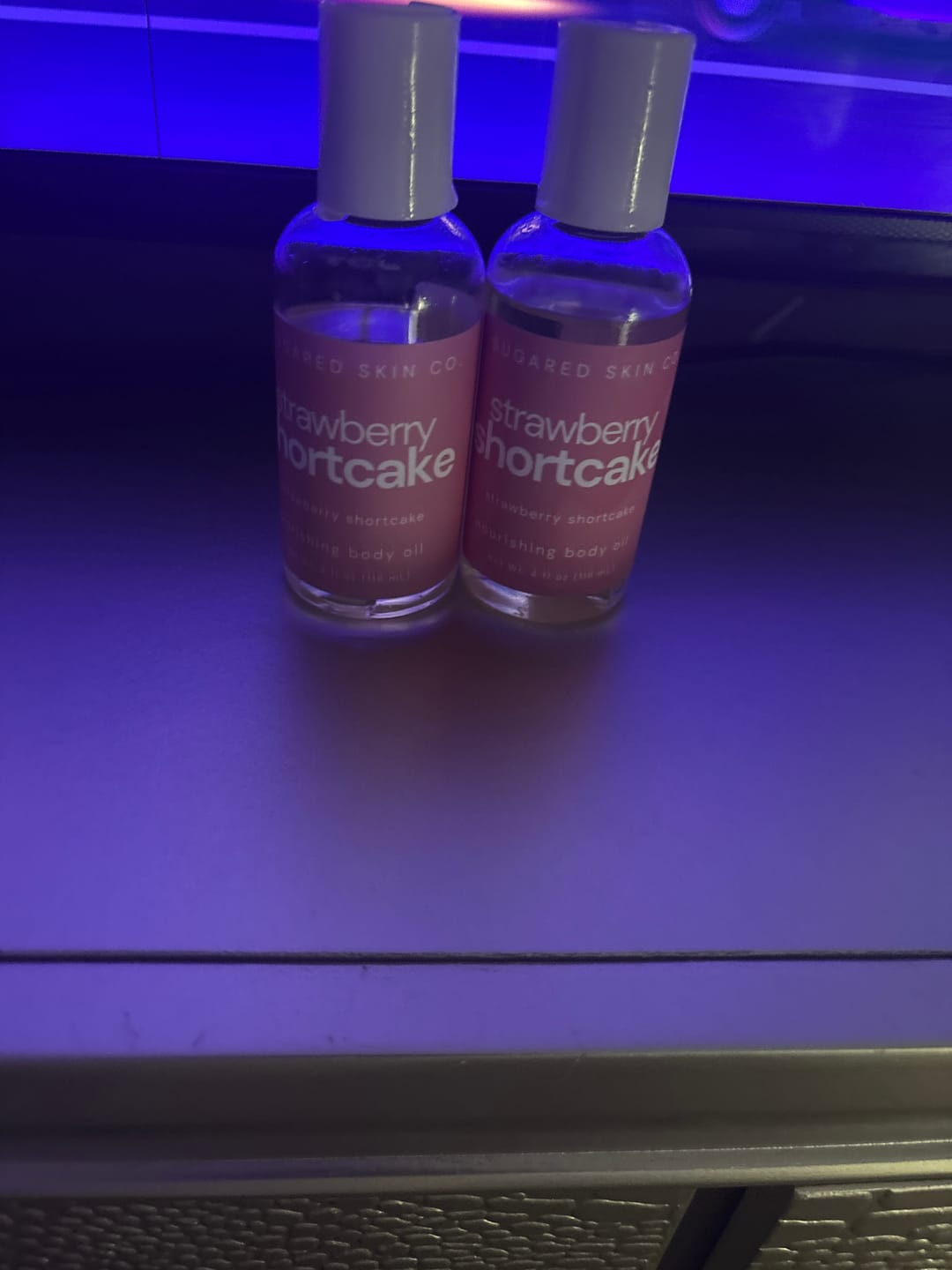 Customer photo review of Strawberry Shortcake Body Oil