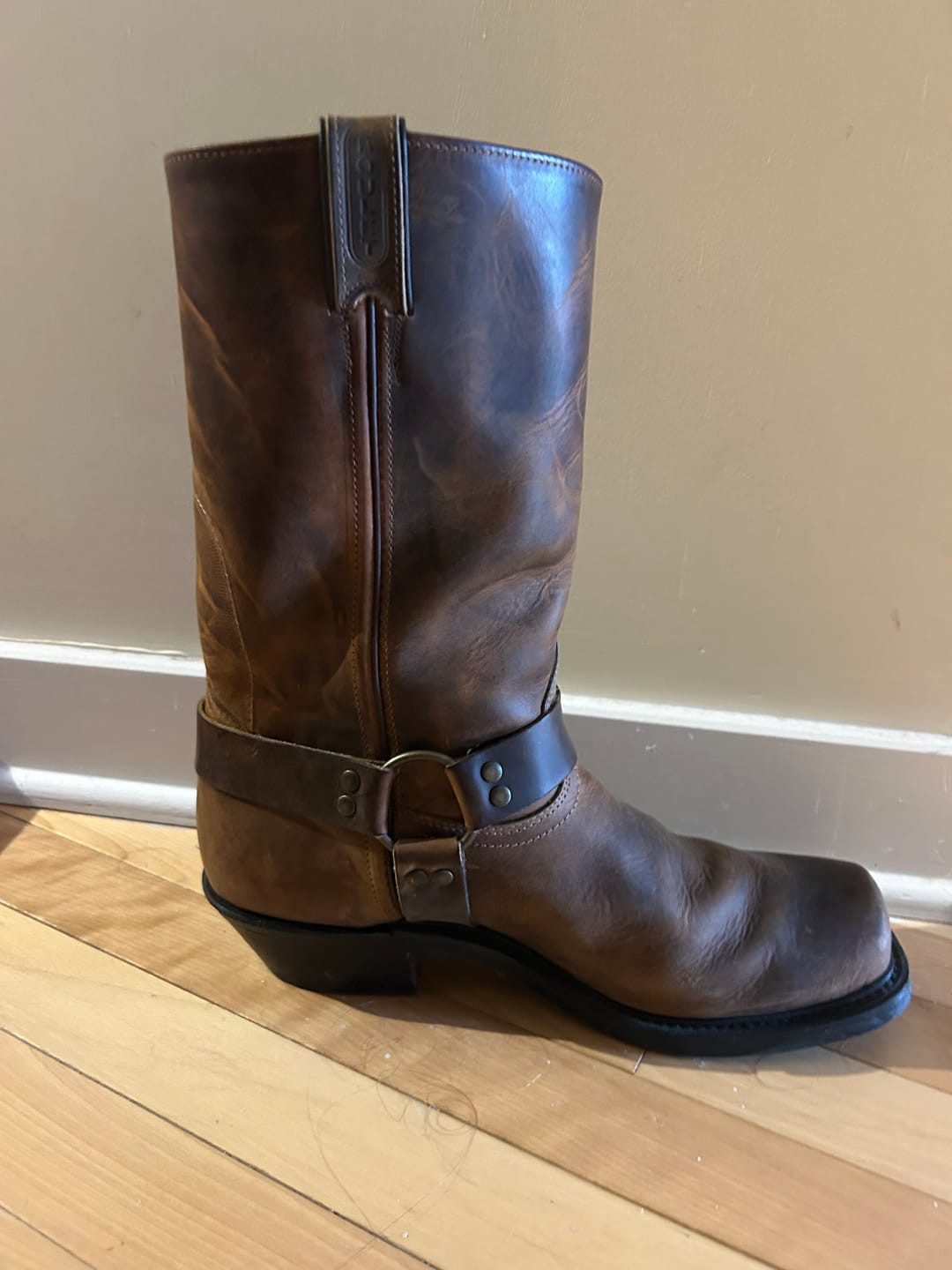 Customer photo review of Boulet Biker Boots Men's 11.5" Engineer Motorcycle Boots