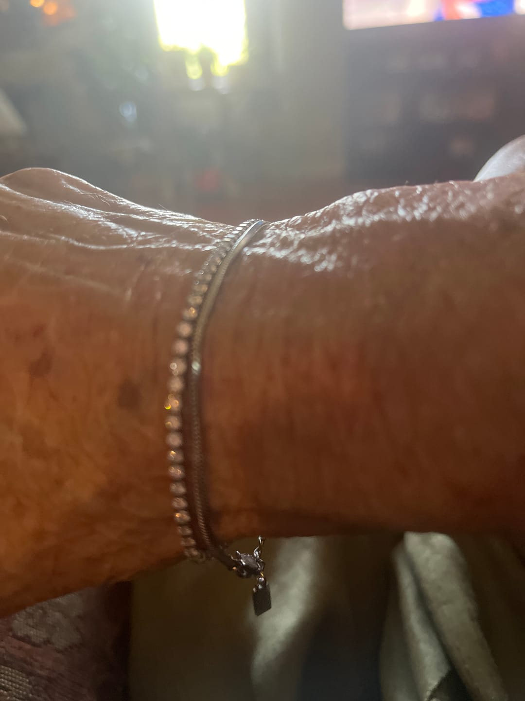 Customer photo review of Minimal Square Bracelet