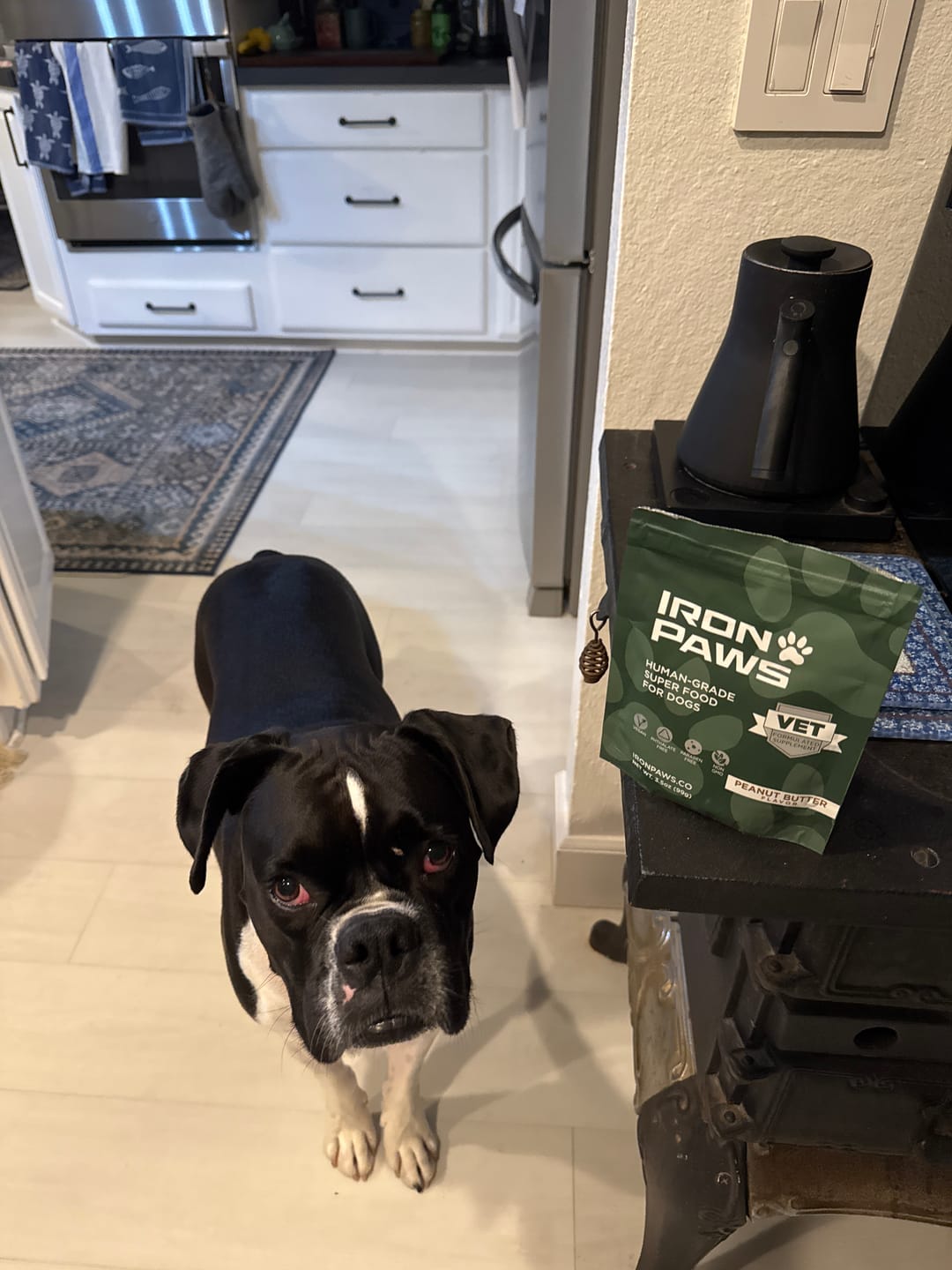 Customer photo review of Iron Paws Daily Human-Grade Superfood For Dogs