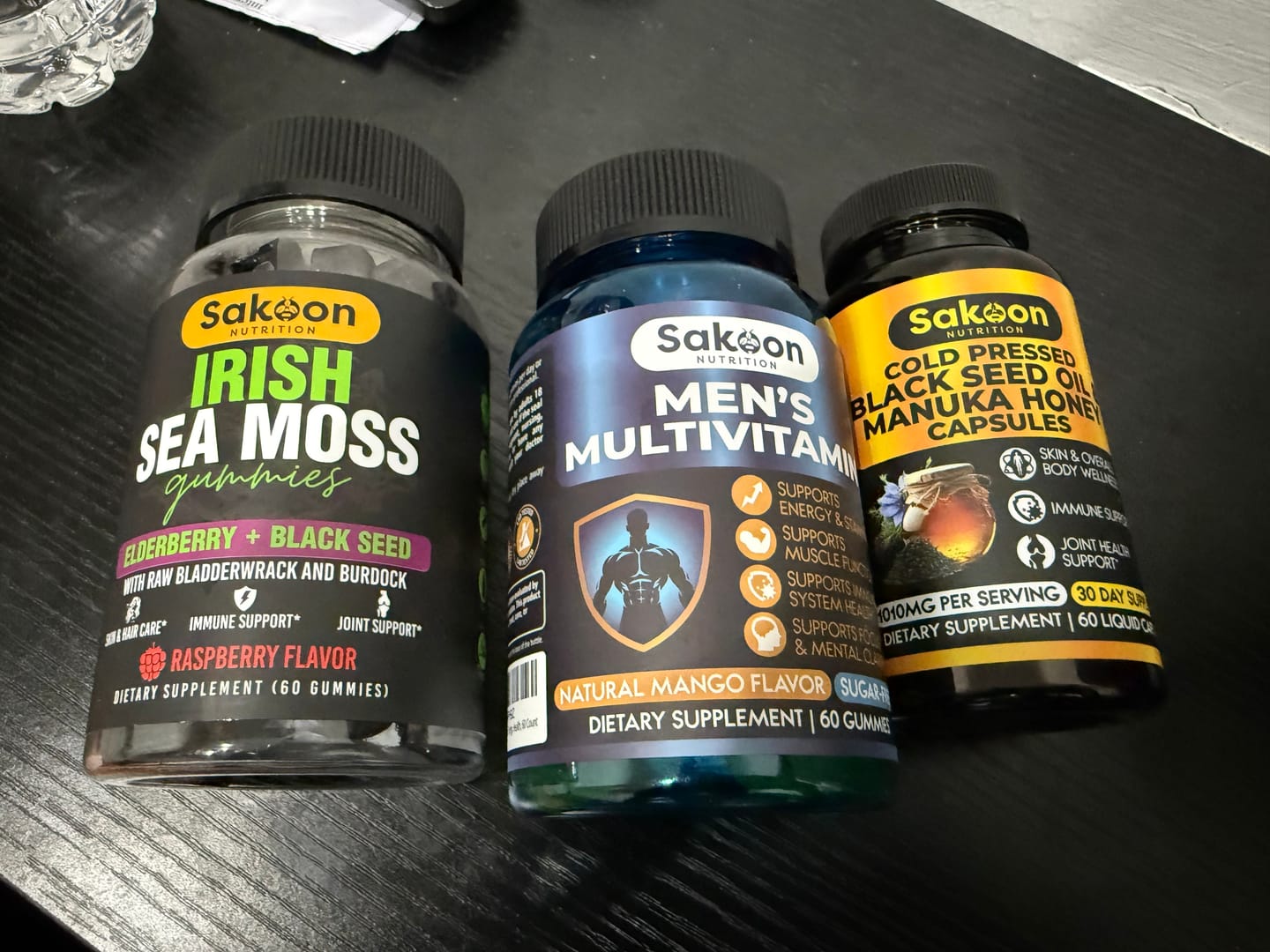 Customer photo review of Irish Sea Moss Gummies With Elderberry & Black Seed Oil