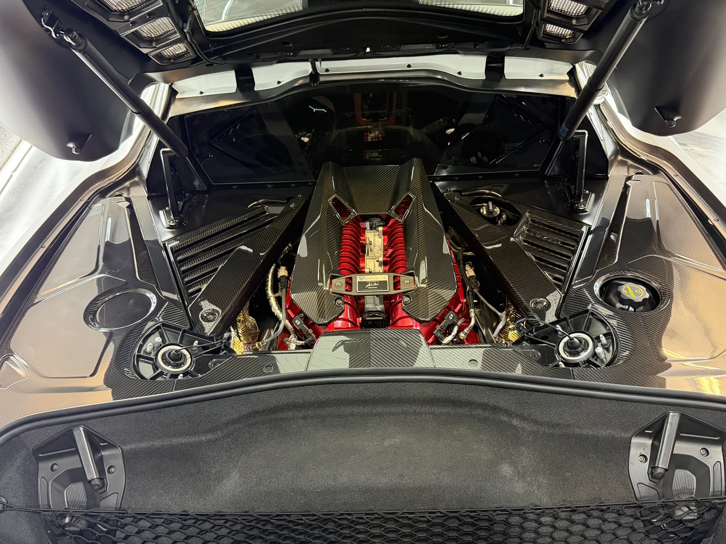 Customer photo review of C8 Corvette Z06 LT6 Real Carbon Fiber Engine Cover | Direct Replacement (2023–2027)