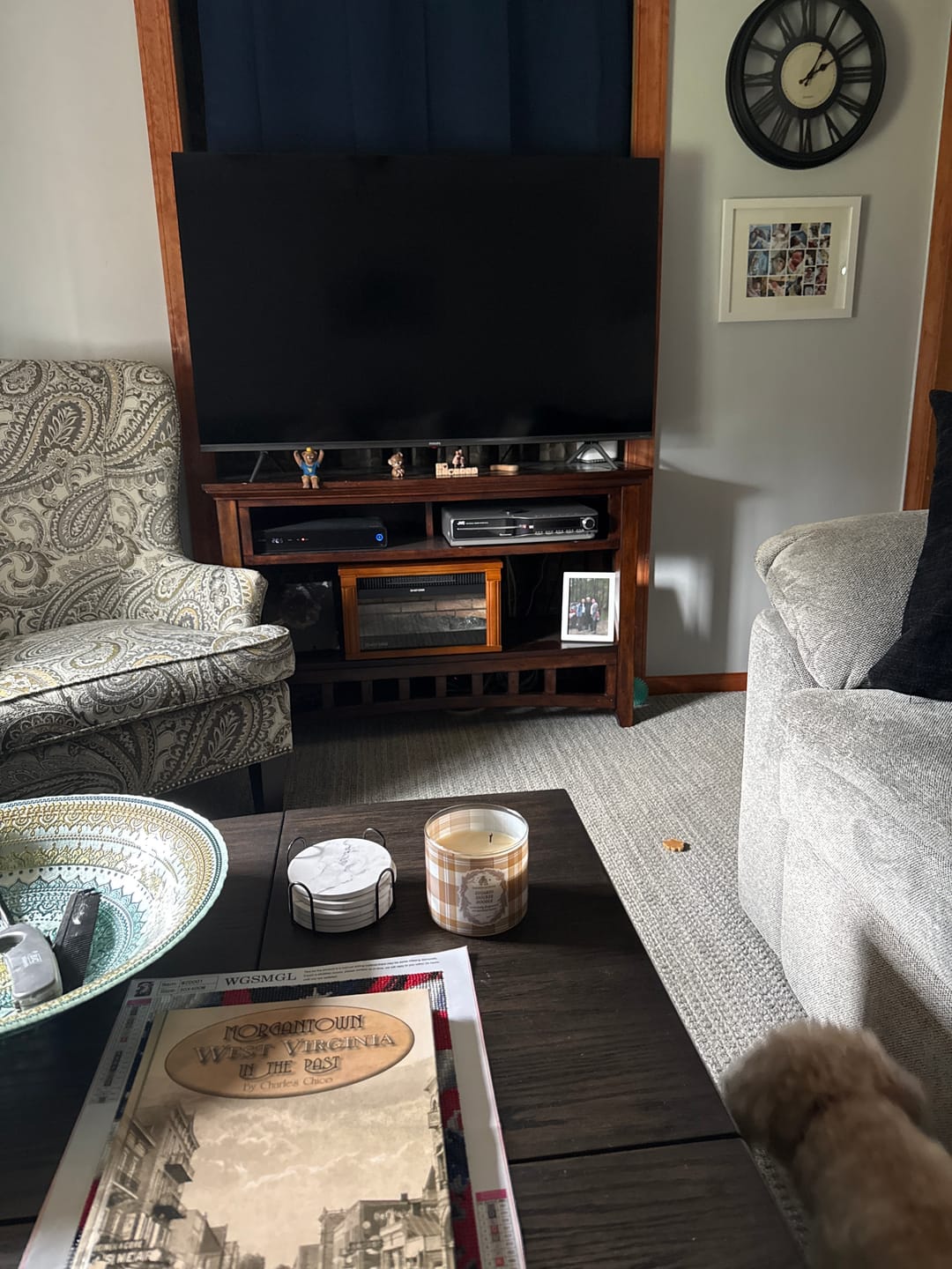 Customer photo review of HeatSurge Tabletop Fireplace