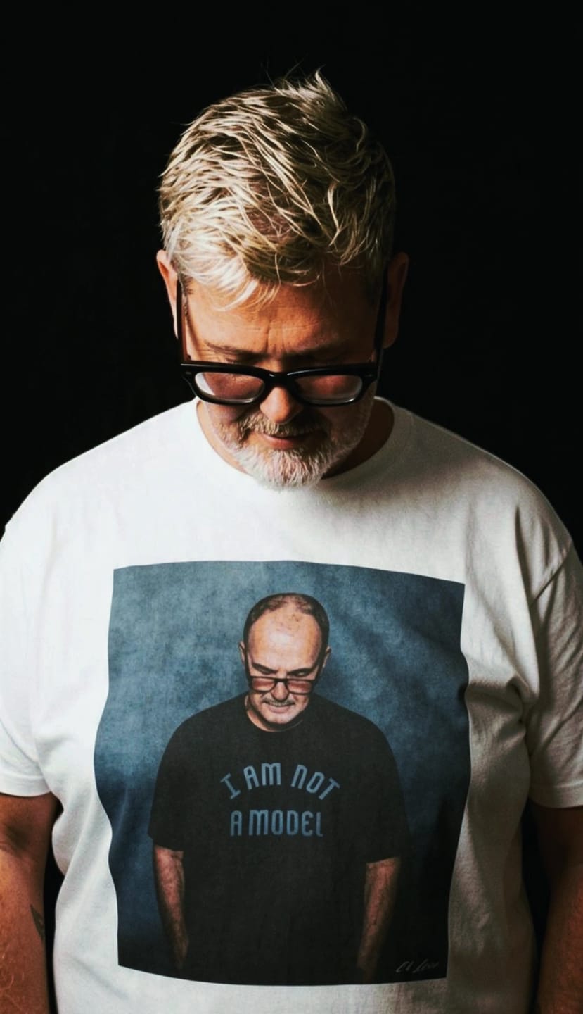 Customer photo review of Bielsa Not a Model T-Shirt