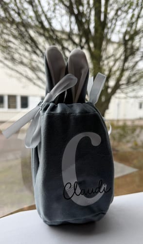 Customer photo review of Inicjał – Personalizowany woreczek wielkanocny
