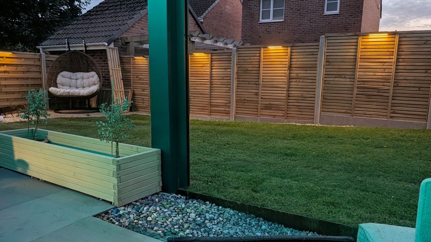 Customer photo review of Solar Wall Light with Motion Sensor