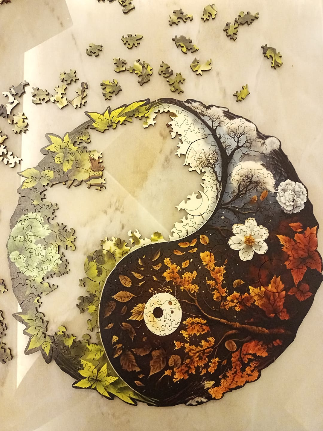 Customer photo review of 4 Season Yin Yang - Ahşap Puzzle