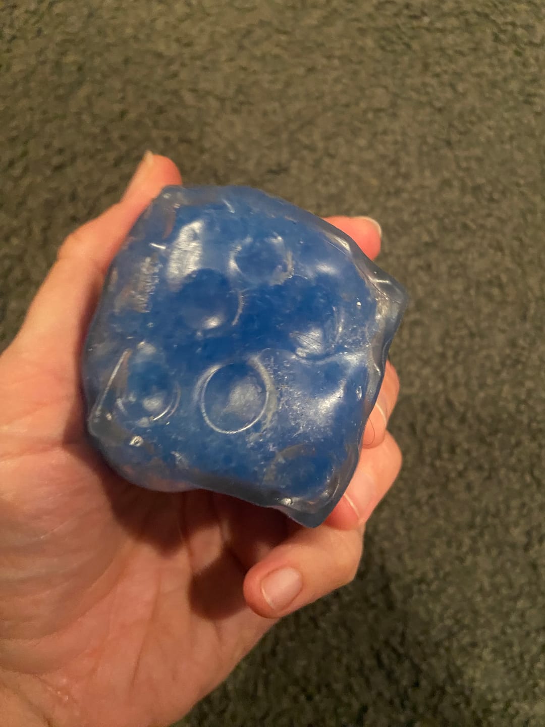 Customer photo review of Slushy Mouldable Cheese Squishy