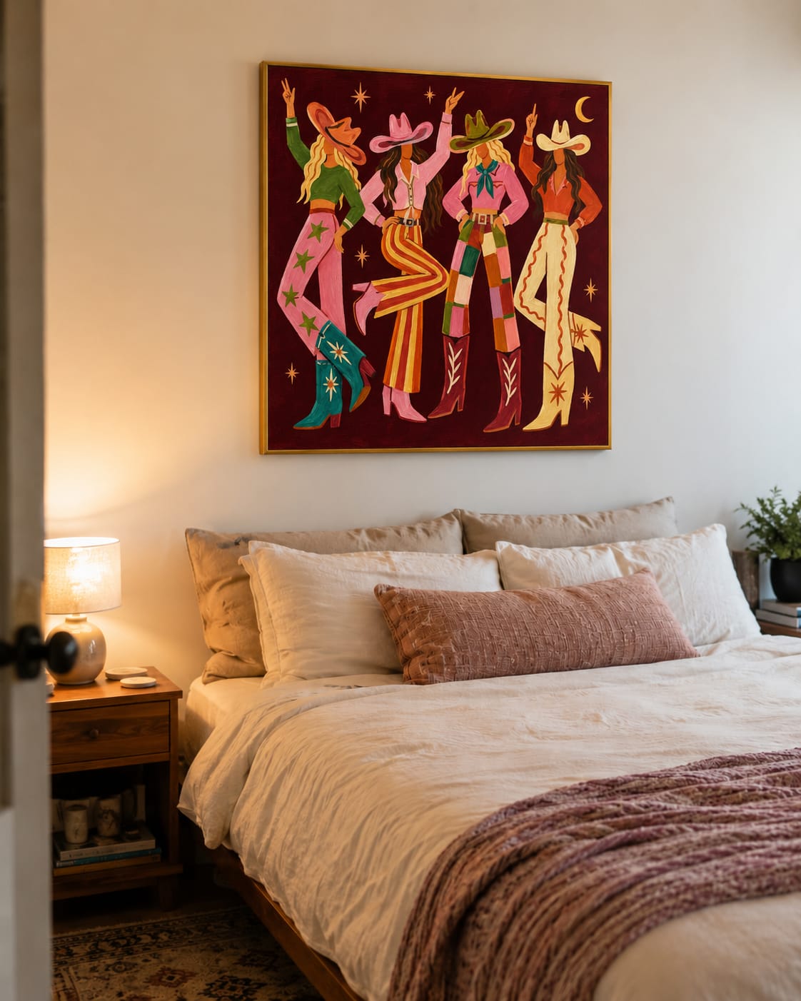 Customer photo review of Cowgirl Revelry Wall Art