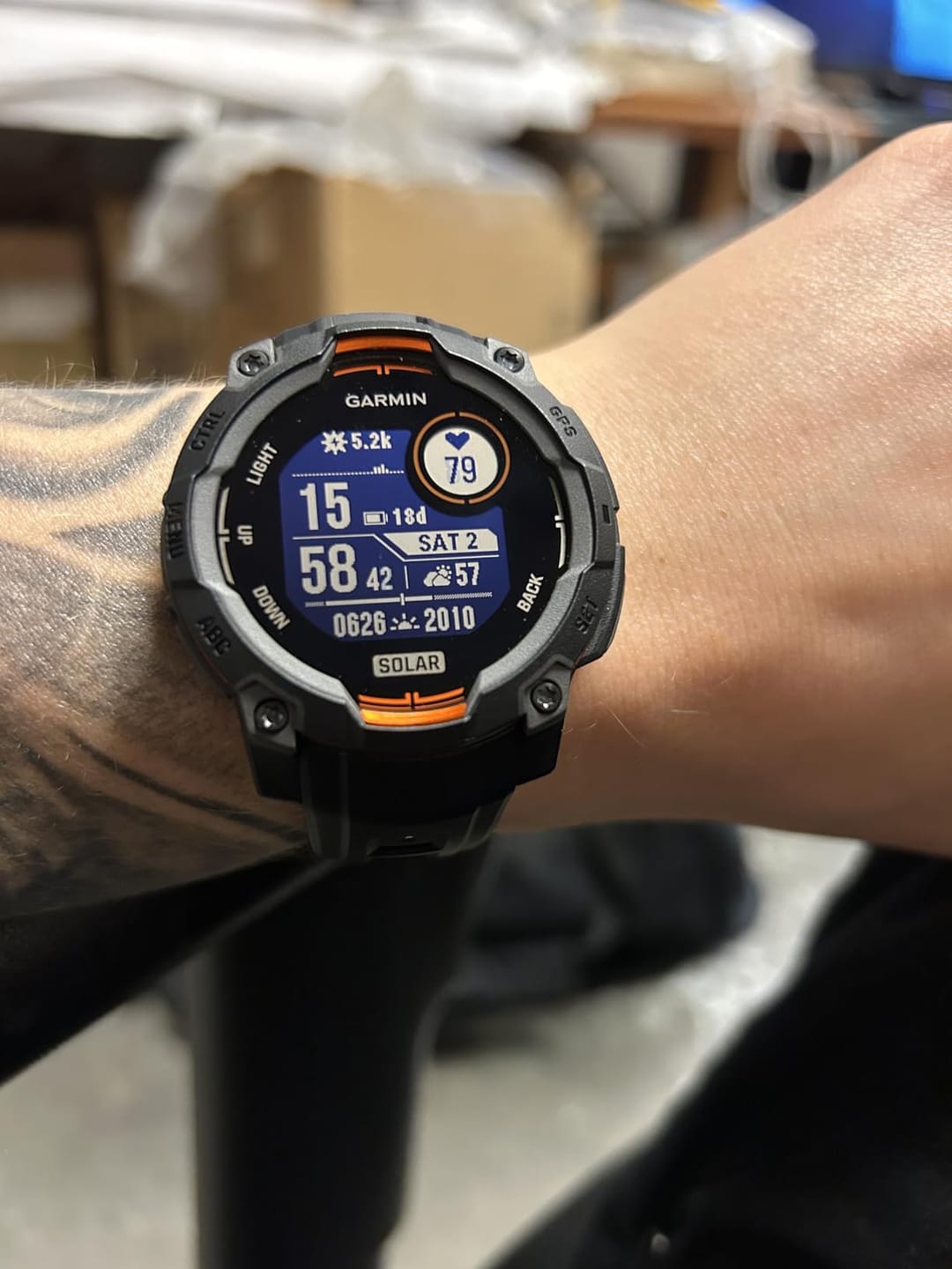 Customer photo review of Garmin Instinct 3 Solar