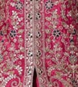 Customer photo review of Pink Chinon Embroidered Suit Set