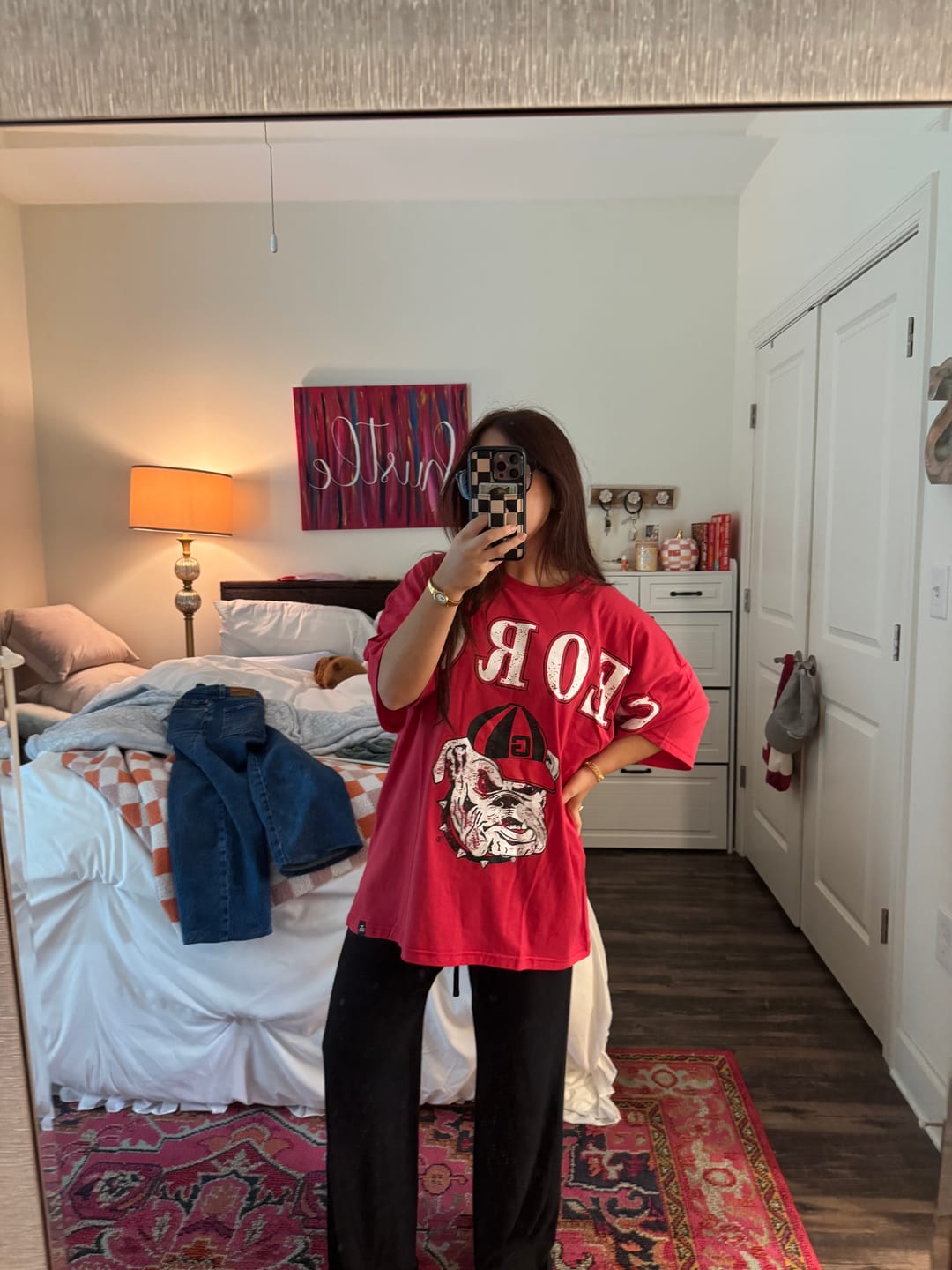 Customer photo review of Georgia Southern Split OS Band Tee