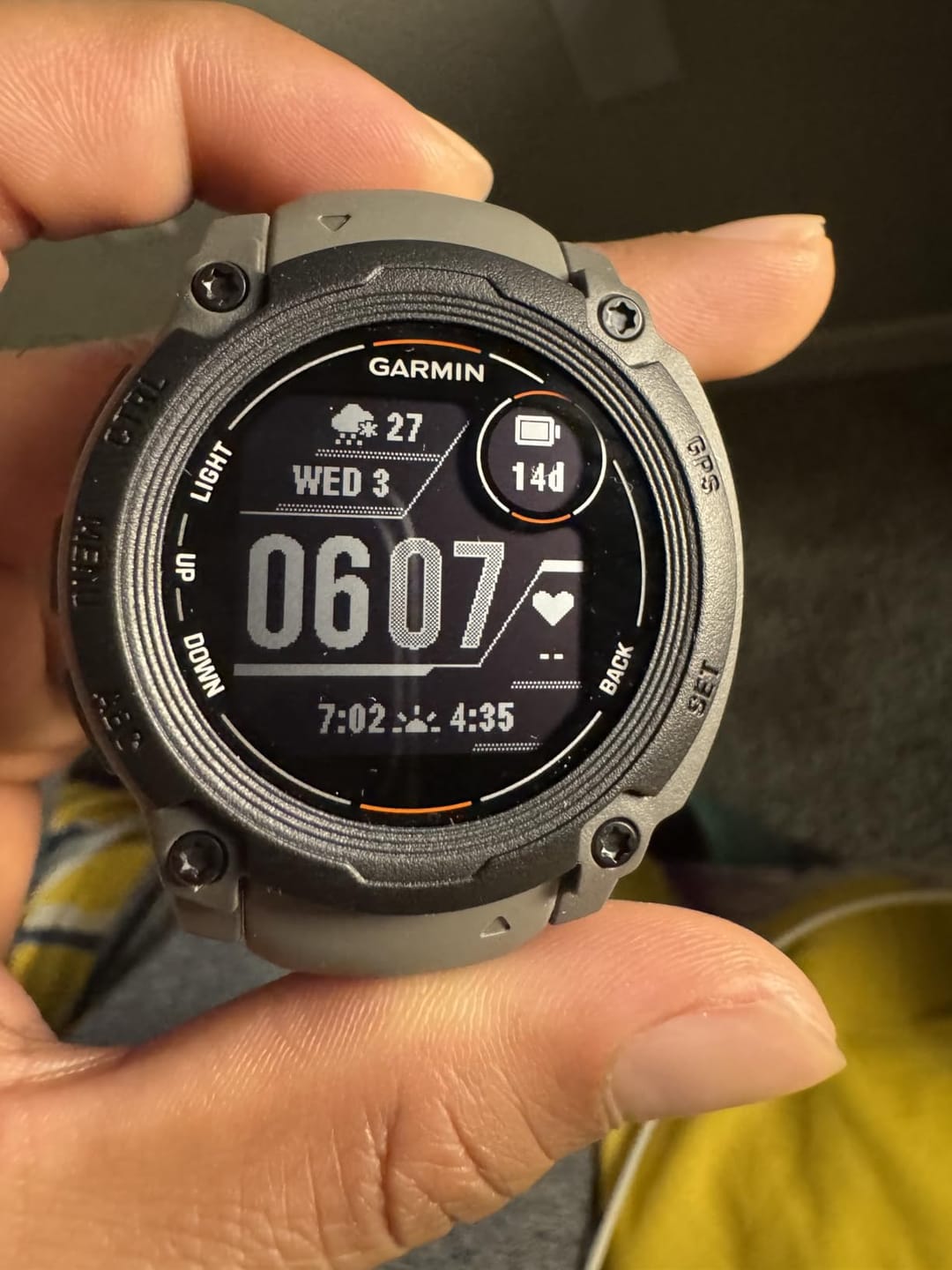 Customer photo review of Garmin Instinct E