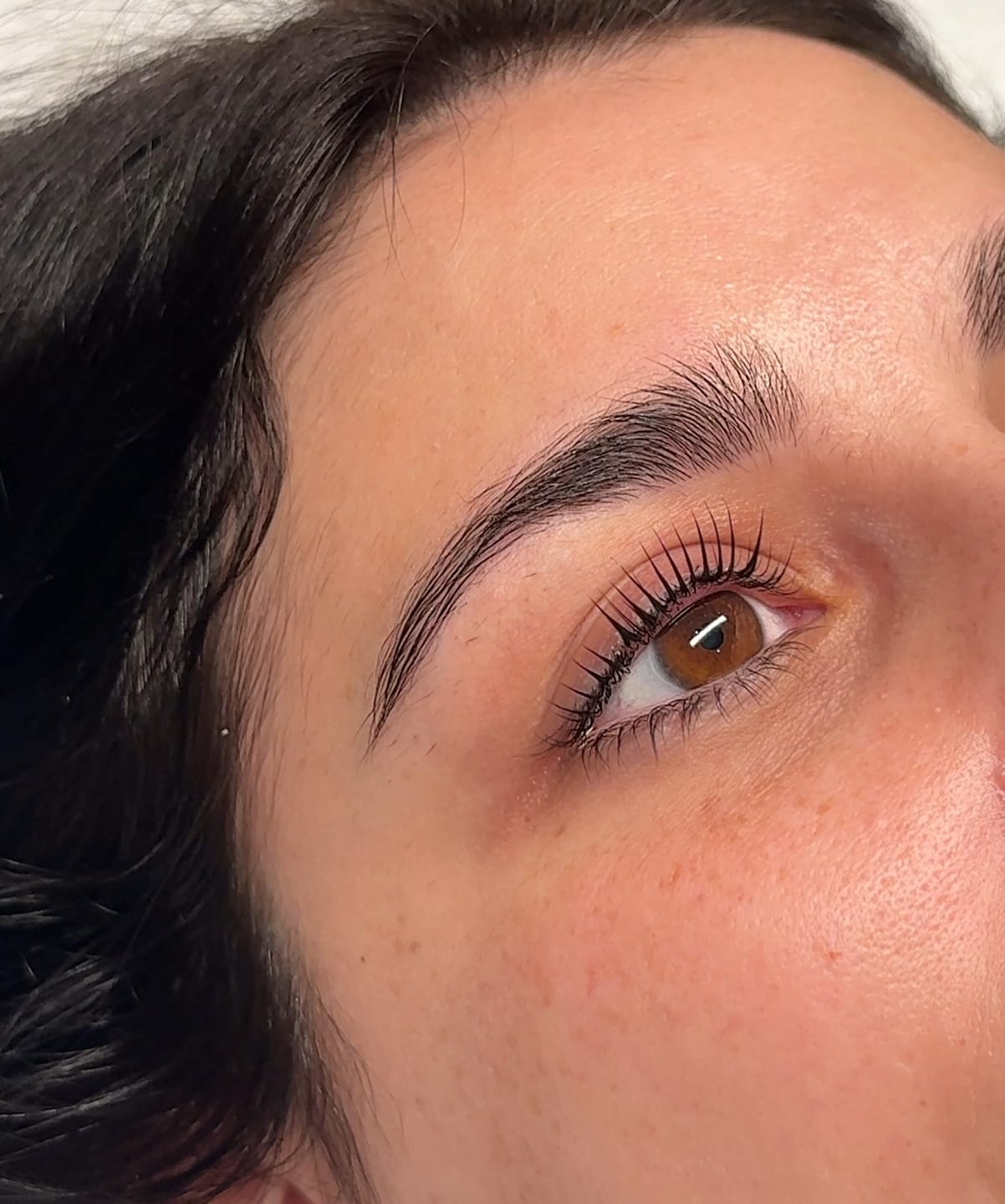 Customer photo review of Pure Care Lash & Brow Lift Pack