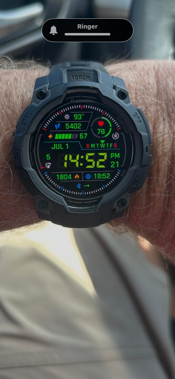 Customer photo review of Garmin Instinct 3 AMOLED