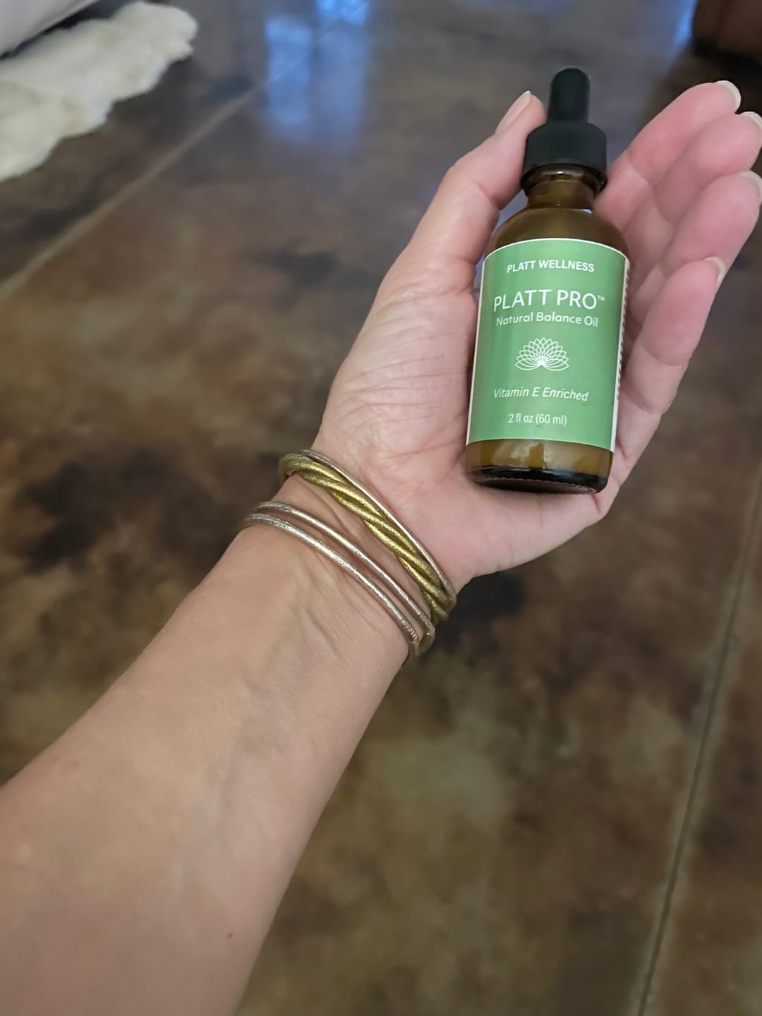Customer photo review of Progesterone Natural Balance Oil with Vitamin E for Quick Absorption