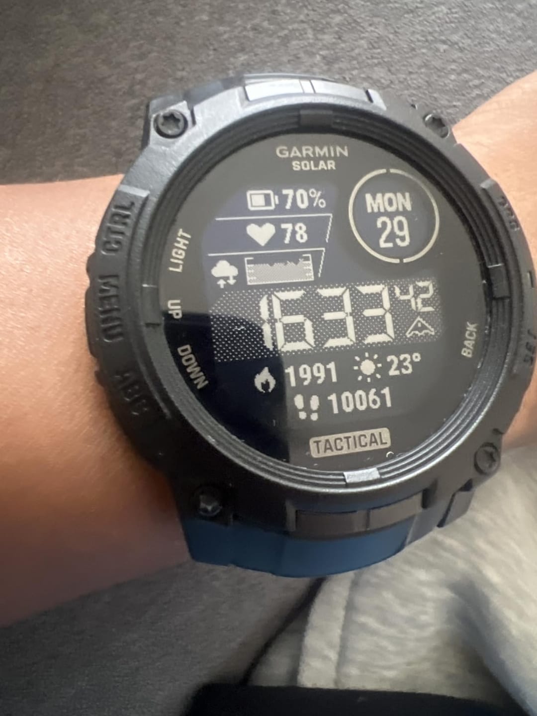 Customer photo review of Garmin Instinct 3 Tactical Edition