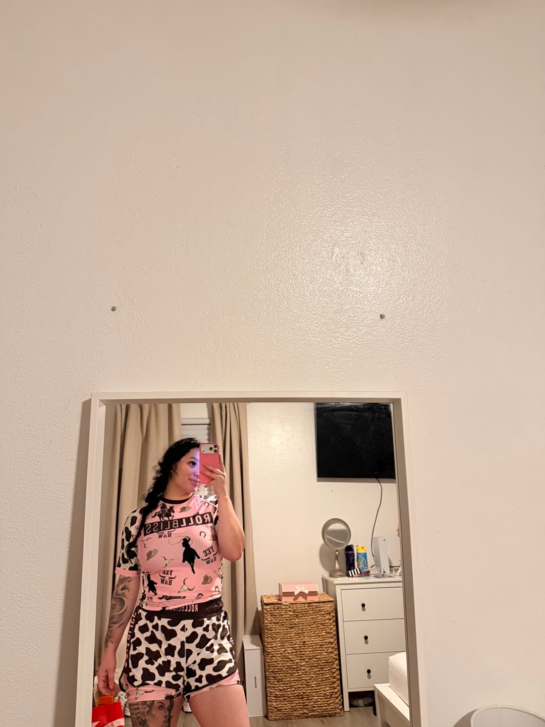 Customer photo review of Pink Yee Haw Cowgirl BJJ Rashguard