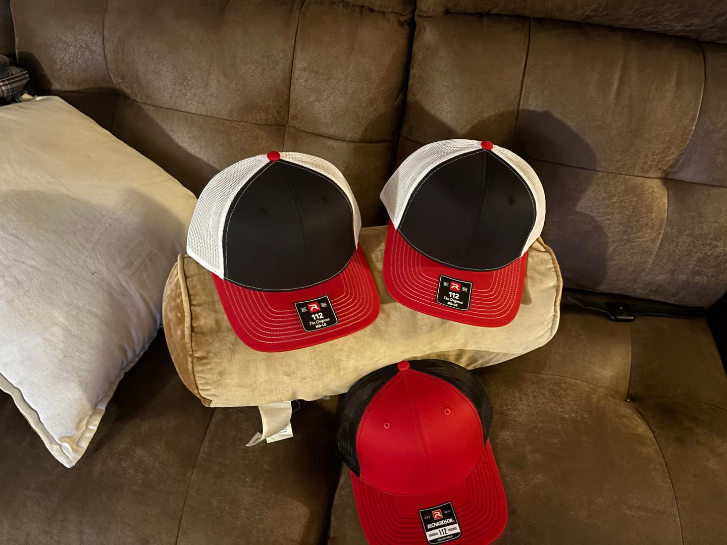 Customer photo review of Richardson 112 Classic Trucker Cap Tri-Tone