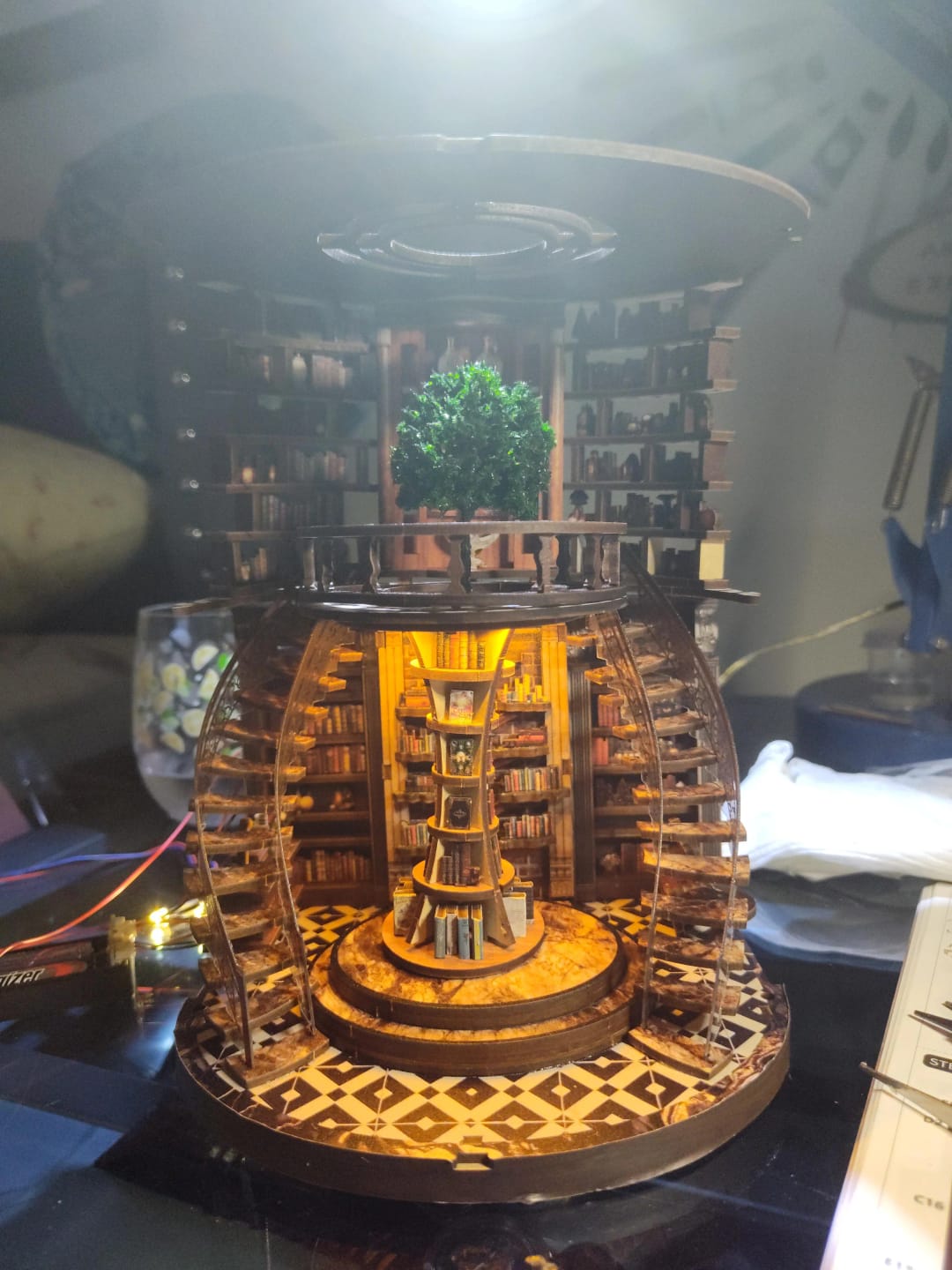 Customer photo review of Booknook Kit | Wisdom Ring