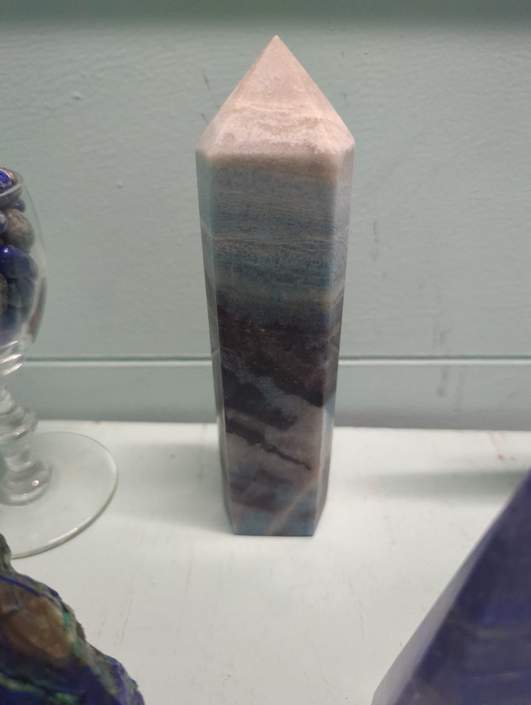 Customer photo review of Natural Crystal Trolleite Tower Point