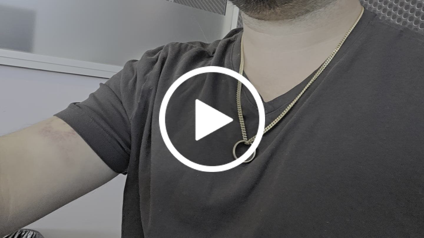 Customer video review of 3.5mm Cuban Link Chain